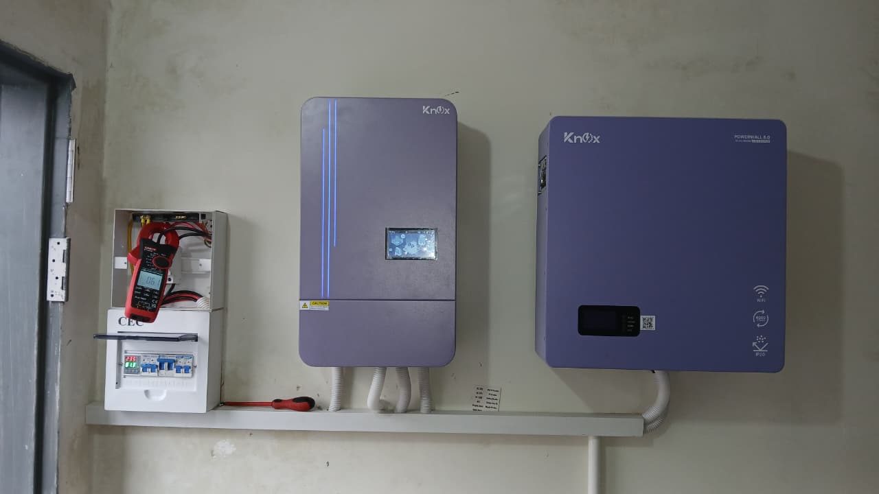 6.4 KW Hybrid Solar System — Residential photo 2